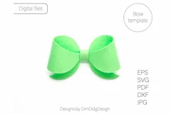 Pinch bow svg Pinch bow template Hair bow svg Hairbow PDF Product Image 4