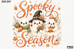 Cute Halloween Ghost Sublimation Design SVG Product Image 2