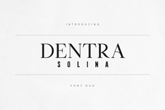 Dentra Solina Elegant Font Duo Product Image 1