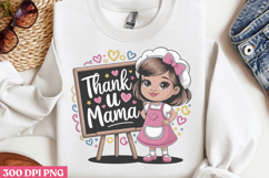 Floral Mama Mom Sublimation PNG Product Image 2