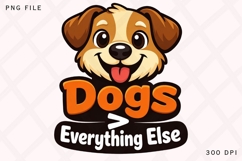 Dogs Greater Than Everything Else Funny Dog Lover Shirt Product Image 1