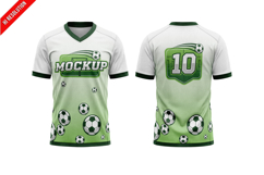 T-shirt V-neck Front And Back Product Image 1