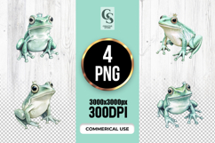 Cute Frog Prince Illustration Clipart Sublimation PNG Product Image 1