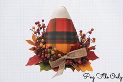 Halloween Autumn Plaid Clipart PNG Product Image 1