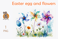 Easter eggs, flower, pattern Product Image 1