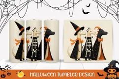 Cute Halloween Monsters Tumbler, Kids Halloween Tumbler Product Image 1
