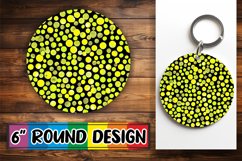 Sparkly Glitter Pattern Round Design Product Image 1