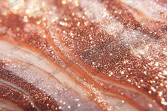 Rose Gold Glitter Marble Swirl Texture Background JPG Product Image 1