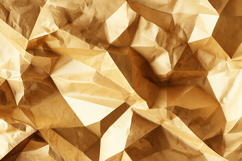 A crumpled golden paper background texture Product Image 1
