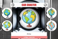 Car Coaster Globe Product Image 1