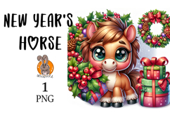 New Year&#039;s horse Product Image 1