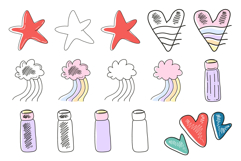 Set of Vector Illustrations #1 Product Image 1