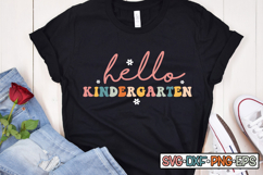 hello kindergarten SVG Design, Back to school Product Image 2