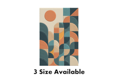 Modern Abstract Geometric Art Embroidery Design Product Image 1