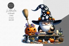 Halloween clipart, Gnome clipart, Autumn clipart Product Image 1