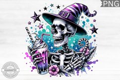 Halloween Skeleton Clipart - Halloween Skeleton Sublimation Product Image 1