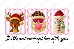 It's The Most Wonderful Time Of The Year PNG, Christmas Faux Product Image 2