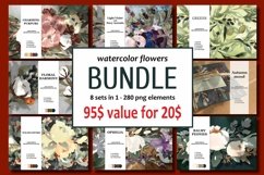 Watercolor Flowers Bundle Product Image 1