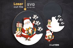 Christmas SVG laser cut file for Glowforge Product Image 1