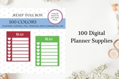 Weekly Reading Tracker, Full Box Sticker Product Image 1