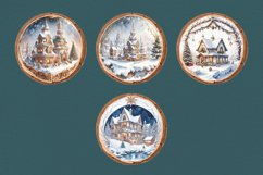 Christmas Decor. Winter Tale Round Pattern 4 PNG sublimation Product Image 2