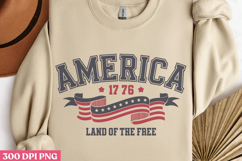 America 1776 land PNG, 4th Of July Sublimation PNG Product Image 2