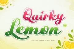 Quirky Lemon - Playful Script Font Product Image 1