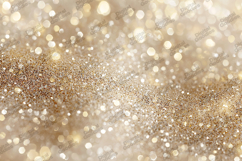 Gold Glitter Bokeh Sparkle Shimmer Background JPG Product Image 1