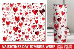 Valentines Day Tumbler Wrap Product Image 1