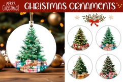 Cartoon Christmas Ornament Designs, Christmas Gift Tags Product Image 1