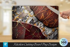 Marble Texture Cutting Board Sublimation Design Product Image 1