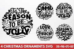 Christmas Ornaments SVG Product Image 1