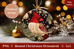 Christmas Birds Ornament, Christmas Cardinal Ornament Product Image 1