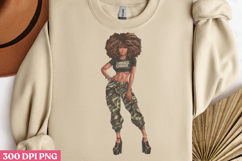Empowering Black Girl Clipart PNG Product Image 2