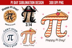 Pi Day Sublimation Bundle PNG Product Image 2