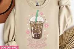 Iced coffee princess PNG, Iced Coffee Mental Product Image 2