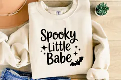 Spooky Little Babe Svg | Halloween Svg | Shirt Svg Product Image 2