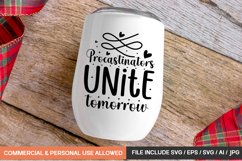 Procastinators Unite Tomorrow Svg Design Product Image 1