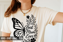 Best Mum Ever SVG - Mother&#039;s Day Design Product Image 1