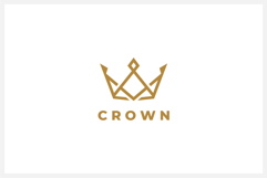 Crown Logo Design Vector Template Product Image 1