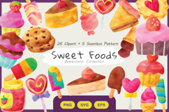 Sweet Foods Watercolor Collection Product Image 1