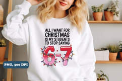 All I Want for Christmas is My, 6 7 PNG Sublimation design Product Image 2