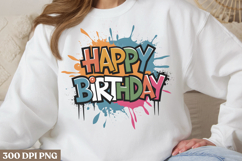 Happy Birthday Sublimation PNG Product Image 2