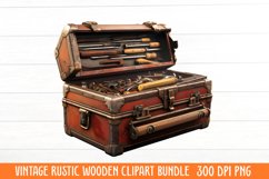 Vintage Rustic Wooden Clipart Product Image 1