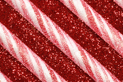 &quot;Realistic Candy Cane Glitter Texture Seamless Pattern&quot; Product Image 1