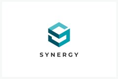 Cube Letter S logo design vector template Product Image 1