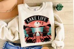 Lake Life svg Design | Svg Cut Files | Shirt Svg Product Image 2
