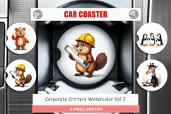 Corporate Critters Car Coaster Product Image 1