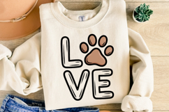 Love Svg Design | Paws Svg | Svg Cut File Product Image 1