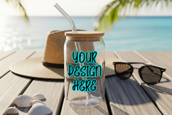 Aesthetic glass can mockup Product Image 2